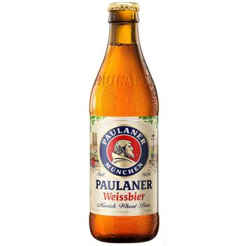 Пиво Paulaner Weissbier светлое нефильтрованное 5,5% 0,5л - купить, цены на За Раз - фото 1