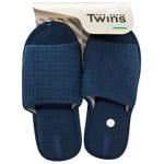 Тапочки мужские Twins 13829 HS-VL махровые синие р.40/41