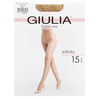 Колготи жіночі Giulia Infinity 15 Den р.4 Daino