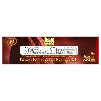 Cacao Barry Bake Stable Chocolate Sticks 10g 8cm 1.6kg - buy, prices for - photo 3