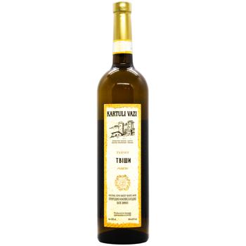 Вино Kartauli Vazi Твиши белое полусладкое 11% 0,75л - купить, цены на За Раз - фото 1