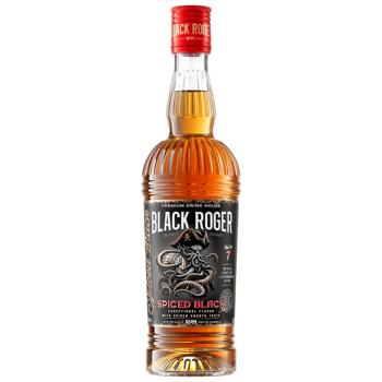Black Roger Spiced Black Rum Drink 35% 0.5l - buy, prices for Ideal - photo 1