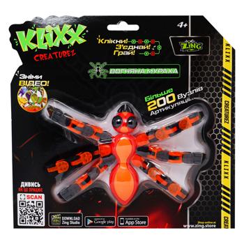 Игрушка Klixx Creaturez Fidget огненный муравей красно-голубой