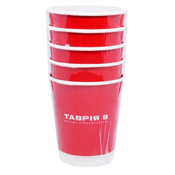 Стакан паперовий двошаровий 5штх250мл - купити, ціни на Таврія В - фото 1