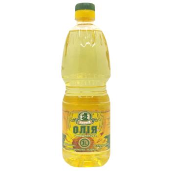 Zhyrnov Refined Sunflower Oil 920g - buy, prices for Chudo Market - photo 1