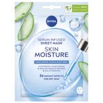 Маска для обличчя Nivea Зволоження шкіри збагачена сироваткою тканинна 28г