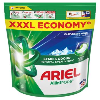 Ariel Allin1 Pods Mountain Spring Washing Capsules 50pcs - buy, prices for Auchan - photo 3