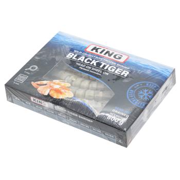 Affish Frozen Black Tiger Shrimp in Shell with Head 8/12 - buy, prices for WINETIME - photo 2