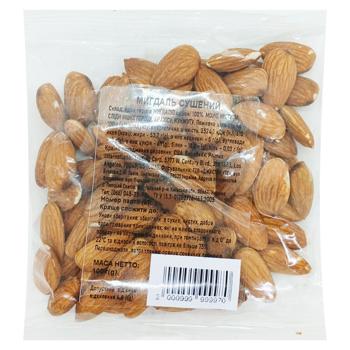 Миндаль сушеный 100г - купить, цены на Чудо Маркет - фото 1