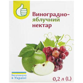 Auchan Grape-Apple Nectar 200ml - buy, prices for Auchan - photo 2