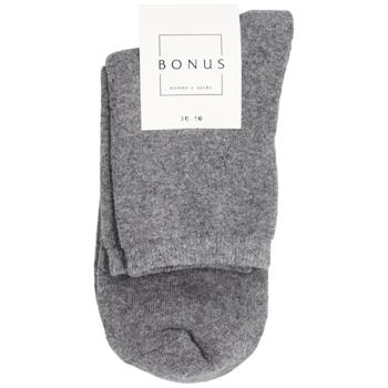 Bonus Women's Winter Terry Socks 3543 s.23-25 Grey