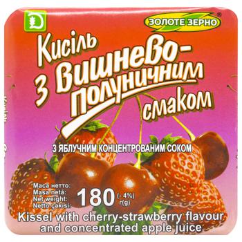 Кисель Золоте Зерно вишнево-клуюничный 180г - купить, цены на Таврия В - фото 2