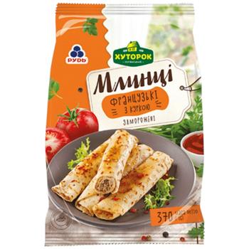 Блинчики Хуторок Французские с курицей 370г - купить, цены на Biotus - фото 1