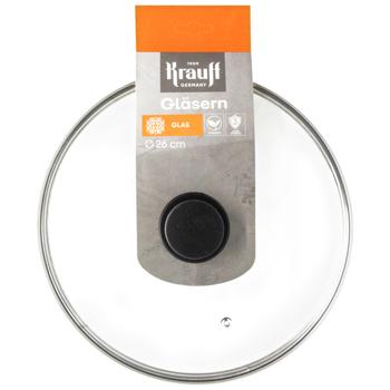 Кришка Krauff Glasern скляна 26см - купити, ціни на Auchan - фото 1
