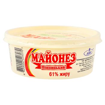 Майонез Авіс Вiнницький 61% п/б 350г - купить, цены на Grono - фото 1