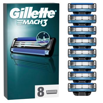 Змінні касети Gillette Mach3 для гоління 8шт - купити, ціни на - фото 2