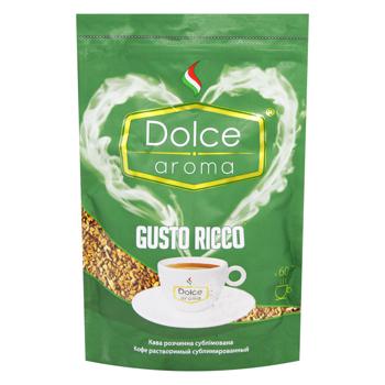 Dolce Aroma Gusto Ricco Instant Coffee 120g - buy, prices for NOVUS - photo 1
