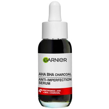 Сироватка-пілінг Garnier для обличчя з вугіллям 30мл - купити, ціни на NOVUS - фото 1