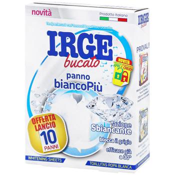 Салфетка-ловушка Irge для стирки белых вещей с отбеливателем 10шт - купить, цены на Auchan - фото 1