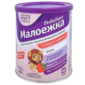 PediaSure Dry Mixture Maloezhka With Strawberry Flavor 400g - buy, prices for Auchan - photo 1