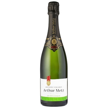 Вино ігристе Arthur Metz Cremant d`Alsace біле брют 12,5% 0,75л - купити, ціни на МегаМаркет - фото 1