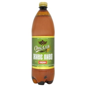 Opillya Classic Light Beer 4.1% 1l - buy, prices for NOVUS - photo 1