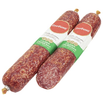 Globino Italian Salami Raw Smoked Premium Sausage