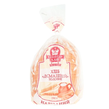 Katerynoslavkhlib Domashniy Sliced ​​Half Bread 290g - buy, prices for Auchan - photo 1