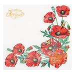 Салфетки La Fleur Маковое поле двухслойные 33*33см 16шт