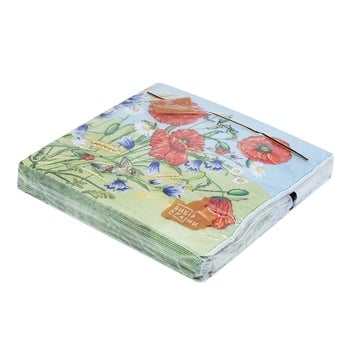 Luxy Poppies Three-layer Napkins 33*33cm 18pcs - buy, prices for NOVUS - photo 2