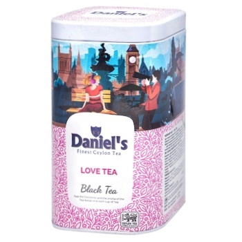 Daniels Love Tea Black Tea Can 100g - buy, prices for NOVUS - photo 1