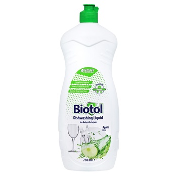 Biotol Liquid Means For Washing Dishes With Apples Aroma 0.75l - buy, prices for NOVUS - photo 1