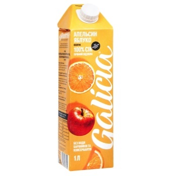 Galicia Orange-apple Juice 1l - buy, prices for METRO - photo 1