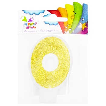 Party House Figure 0 Gold Candle 1pc - buy, prices for Torba - photo 1