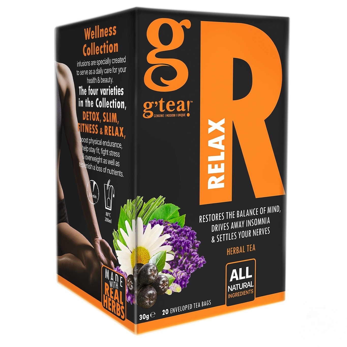 

Чай травяной G'tea! Relax в пакетиках 20шт*1,5г