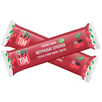 Frutim Juicy Cherry Apple-cherry Natural Sugar-free Sweets 20g - buy, prices for Auchan - photo 2