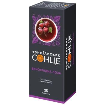 Trypilske Sontse Grapevine Flower Tea with Hibiscus and Fruit 1.5g*25pcs - buy, prices for Auchan - photo 2