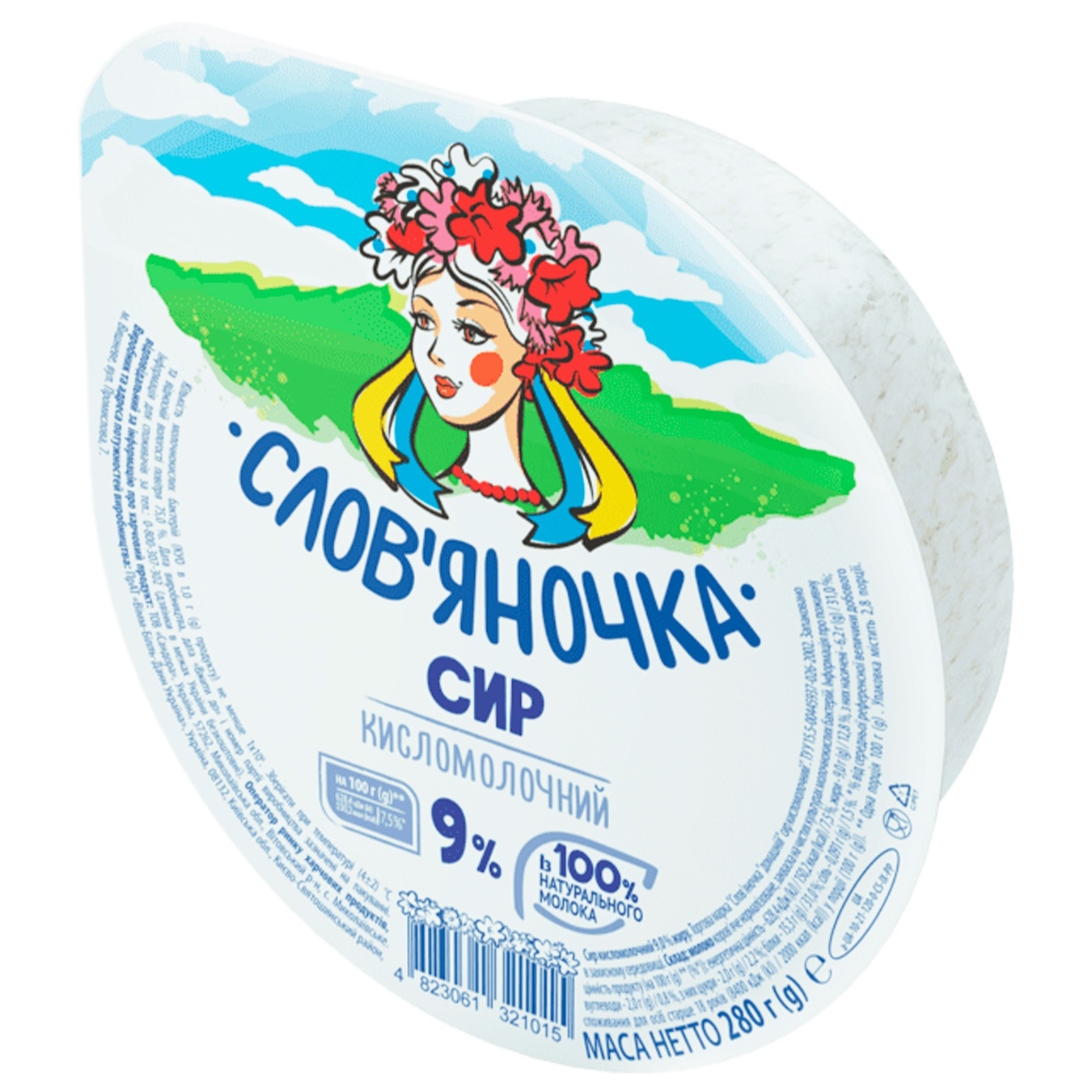 

Творог Слов'яночка Домашний 9% 280г