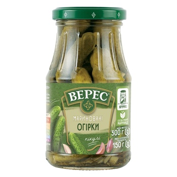 Veres Pickled Cucumbers 300g - buy, prices for METRO - photo 2