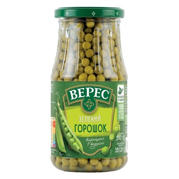 Veres Green Peas 510g - buy, prices for MegaMarket - photo 1