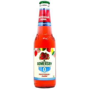 Somersby Strawberry Lime Non-Alcoholic Cider 0.33l - buy, prices for Chudo Market - photo 1