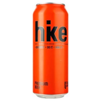 Пиво Hike Premium светлое 4,8% 0,5л - купить, цены на Cупермаркет "Харьков" - фото 1