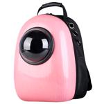 MasterZoo Backpack-Carrier with Porthole for Dogs and Cats Up to 5 kg 33x22x43cm Pink