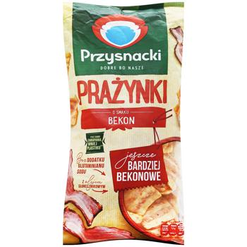 Снеки картофельно-пшеничные Przysnacki со вкусом бекона 140г
