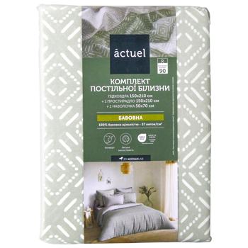 ACT/КПБ 150Х210 1НАВ 50Х70 MAR - купить, цены на Auchan - фото 1