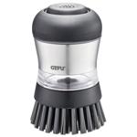 Gefu Swift Cleaning Brush with Liquid Soap Dispenser