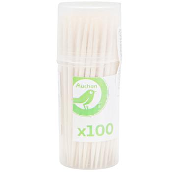 Auchan Toothpicks in Container 100pcs - buy, prices for Auchan - photo 1