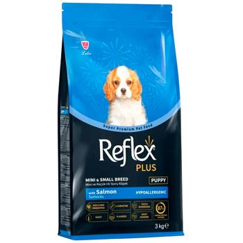 Reflex Plus Hypoallergenic Puppy Dry Food with Salmon for Puppies of Small and Miniature Breeds 3kg - buy, prices for MasterZoo - photo 3