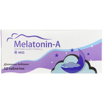 Melatonin-A 6mg Dietary Supplement 50pcs - buy, prices for - photo 1