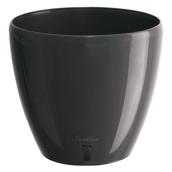 Deco Twin Santino Anthracite Flowerpot 19cm - buy, prices for Ideal - photo 1